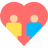 Cinta datar ikon