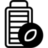 battery duotone icon