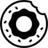 ciambella duotono icona