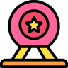 award lineal color icon