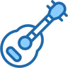 ukulele two color icon