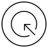 后退 line 图标