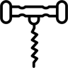 corkscrew line icon