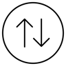 向上 line 图标