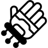 hand duotone icon