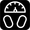 weight scale filled icon