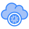 cloud two color icon