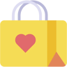 shopping bag flat icon