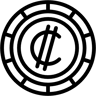 cent line icon