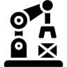 机械臂 填充 图标