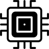 processor duotone icon