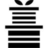 礼物 填充 图标