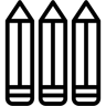 pencil line icon