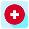 switzerland flat icon