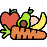 fruits lineal color icon