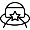 飞船 线条 图标
