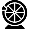 spinning wheel filled icon