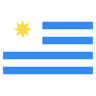 Uruguay düz simge