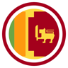 Sri Lanka plano icono