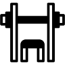 weightlifting duotone icon