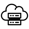 cloud storage duotone icon