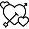 Aşk çizgi simge