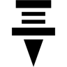 downward filled icon
