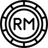 ringgit line icon