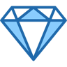 diamond two color icon