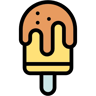 ice cream lineal color icon