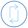 refresh two-color icon
