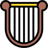 harp lineal color icon