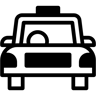 تاكسي duotone أيقونة
