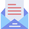 e-mail flat ikon