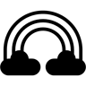 虹 duotone アイコン