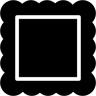 marco relleno icono