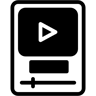 video player duotone icon