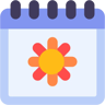 カレンダー flat アイコン