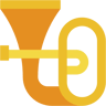 horn flat icon