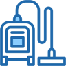 vacuum cleaner two-color icon