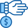 paiement two-color icône