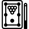 billiard duotone icon