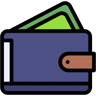 wallet lineal-color icon