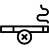 DILARANG MEROKOK line ikon