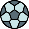 soccer ball lineal color icon