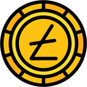 cryptocurrency lineal color icon