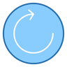 refresh two color icon