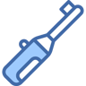 electric toothbrush two color icon