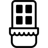 巧克力棒 双色调 图标