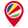 seychelles flat icon